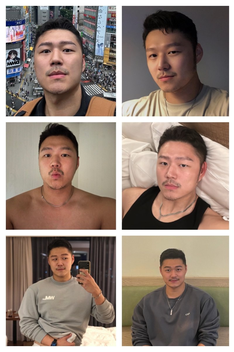 XY162 图片849张 视频105个 韩国 中年男子 日常 生活 旅游 自拍多  