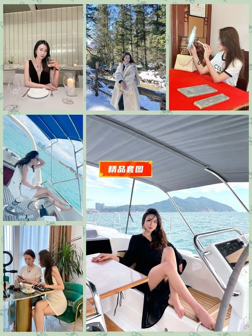 7UXT12 图片1103张 视频19个 中国香港  多 翡翠鉴定师or香港代购 曝光量 低 有部分翡翠和奢侈品图片 以及工作照片 持有翡翠鉴定师证 有账号 翡翠 旅游 游艇 珠宝鉴定 国内  